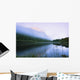 Mist On Jacques-Cartier River At Dawn In Jacques-Cartier National Park Wall Mural