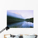 Mist On Jacques-Cartier River At Dawn In Jacques-Cartier National Park Wall Mural