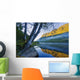 Mist On Jacques-Cartier River At Dawn In Jacques-Cartier National Park Wall Mural