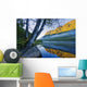 Mist On Jacques-Cartier River At Dawn In Jacques-Cartier National Park Wall Mural