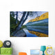 Mist On Jacques-Cartier River At Dawn In Jacques-Cartier National Park Wall Mural
