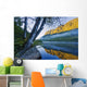 Mist On Jacques-Cartier River At Dawn In Jacques-Cartier National Park Wall Mural