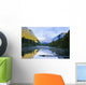 Mist On Jacques-Cartier River At Dawn In Jacques-Cartier National Park Wall Mural