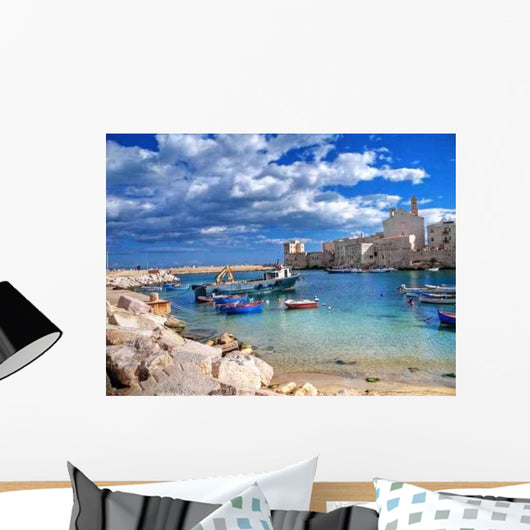 Landscape Giovinazzo Touristic Port Wall Decal