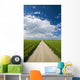 Country Road Through Grain Fields Wall Mural