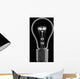 Light Bulb With Current Wall Mural