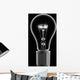 Light Bulb With Current Wall Mural