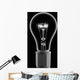 Light Bulb With Current Wall Mural