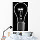Light Bulb With Current Wall Mural