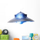 Classic Ufo Flying Saucer Wall Decal