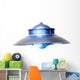 Classic Ufo Flying Saucer Wall Decal