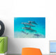 Dolphin Pod Swimming Wall Decal