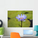 Close-Up Of Blue Water Lily Wall Mural