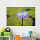 Close-Up Of Blue Water Lily Wall Mural