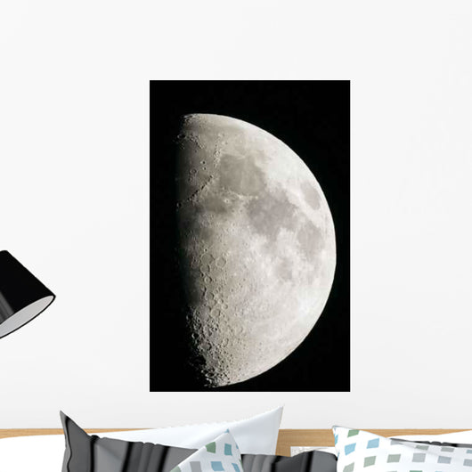 First Quarter Moon Wall Decal