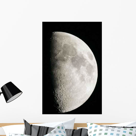 First Quarter Moon Wall Decal