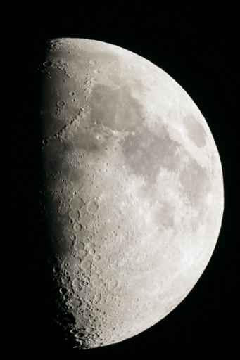 First Quarter Moon Wall Decal