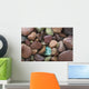 Close-Up Pattern Of River Rocks Alaska Wall Mural