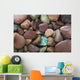 Close-Up Pattern Of River Rocks Alaska Wall Mural