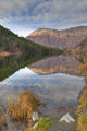 View Of Mountains Reflected In Jerome Lake Wall Mural