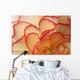 Macro View Of Begonia Petals, Girdwood, Southcentral Alaska, Summer Wall Mural