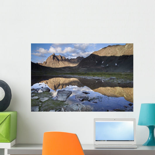 Clearwater Mountains Reflecting Wall Mural