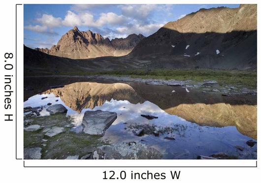 Clearwater Mountains Reflecting Wall Mural