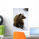 Grizzly Standing In Snow Denali Np In Alaska Autumn Wall Mural