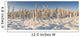 Panoramic View Of Snow-Covered Spruce Trees In Late Afternoon Sun Wall Mural