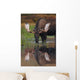 Bull Moose Walks Through A Pond In Denali National Park Wall Mural