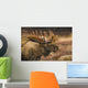 Bull Moose Profile At Sunrise Along Powerline Pass Wall Mural