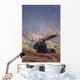 Bull Moose Bedded Down During Autumn Wall Mural