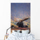 Bull Moose Bedded Down During Autumn Wall Mural
