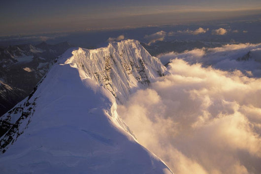 Aerial Of Grand Parapet Mtn Wrangell-St Elias Np Sc Ak Summer Wall Mural
