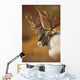 Bull Caribou On Autumn Tundra In Denali National Park, Interior Alaska Wall Mural