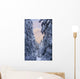 Winter Scenic Of Snow Covered Spruce Trees And Chugach Mountains Wall Mural