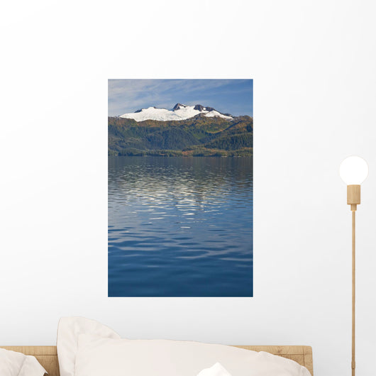 Hanging Glaciers And Chugach Mountiains In Port Wells Wall Mural