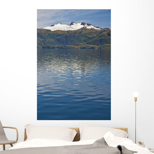 Hanging Glaciers And Chugach Mountiains In Port Wells Wall Mural