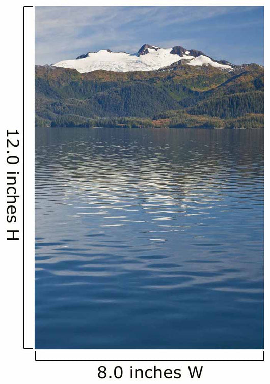 Hanging Glaciers And Chugach Mountiains In Port Wells Wall Mural