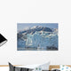 The Face Of Surprise Glacier And Chugach Mountains Wall Mural