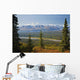 Scenic View Of Alaska Range And Eldridge Glacier Wall Mural