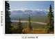 Scenic View Of Alaska Range And Eldridge Glacier Wall Mural