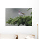 Ruby-Crowned Kinglet Perched Wall Mural