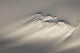 Aerial Of A Windswept Nunatak On The Harding Ice Field Wall Mural