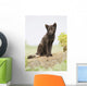 Adult Arctic Fox Guarding The Den Wall Mural