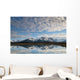 Alaganik Slough Reflecting The Chugach Mountains Wall Mural