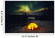 Tent Camping Winter Northern Lights Wall Mural