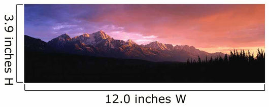 Chugach Mountains At Sunset Near Matanuska Glacier Sc Ak Wall Mural