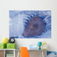 Frozen Cottonwood Leaf In Pond Ice Portage Valley Ak Wall Mural