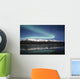 Northern Lights Over Chugach Mts & Knik River, Southcentral Alaska Wall Mural